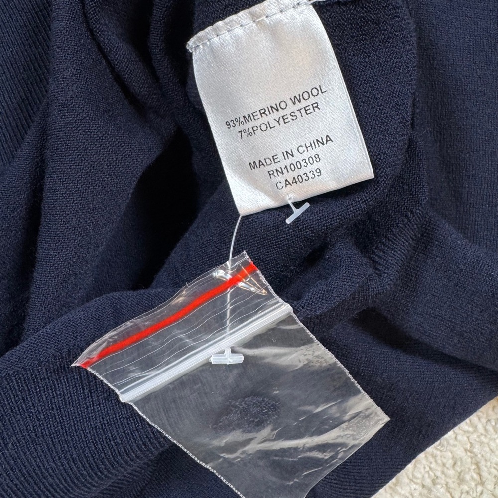 Peter Millar Hoodie Womens M Navy Houston Astros 2022 World Series Merino Wool - Picture 5 of 9